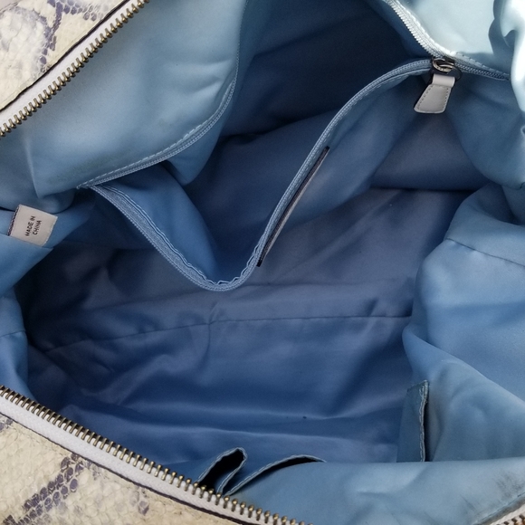 Coach Kristin Embossed Metallic Python Bag - Picture 6 of 6